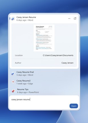 Windows 11: Quick Actions f�r die Suche