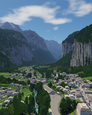 Die Schweiz: 1-zu-1 Nachbau in Minecraft